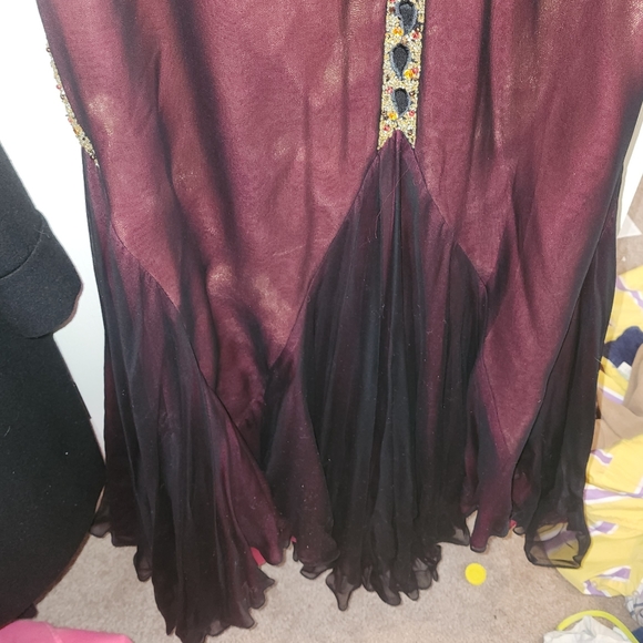 Boho formal gown / 20s Flapper Gown - Picture 5 of 6